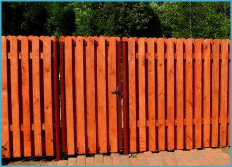 Деревянный забор своими руками